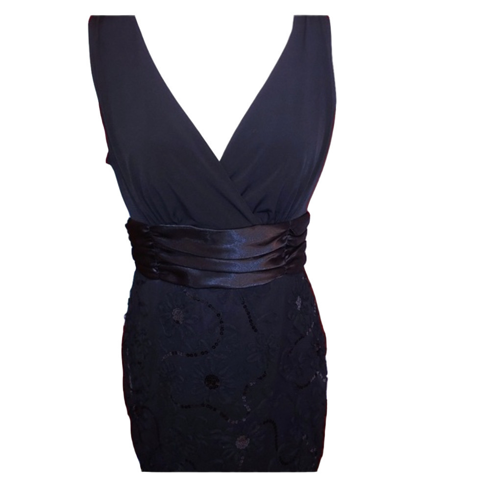 Connected Party Black Cocktail Dress 10